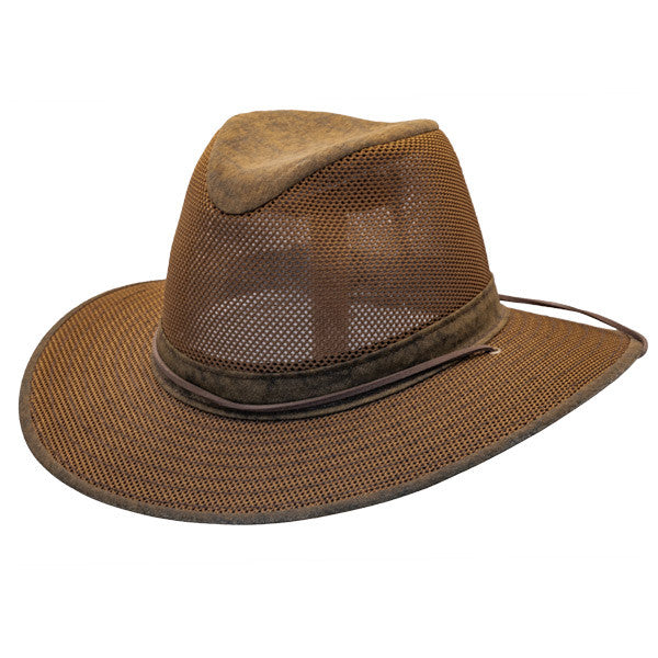 Henschel - Aussie Packable Breezer® Safari Sun Hat - Golden Brown