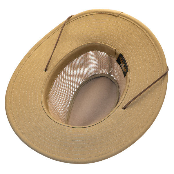 Henschel - Aussie Packable Breezer® Safari Sun Hat - Khaki, Bottom, Inside