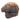 Henschel - Wool Blend Flat Cap with Ear Flaps in Brown - Back/Unfolded