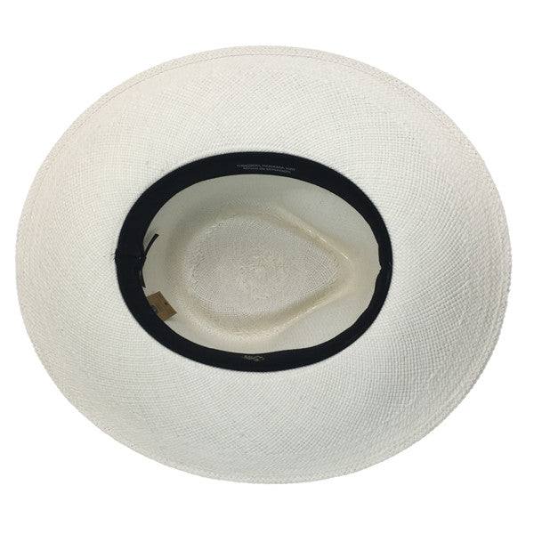 Bigalli - Australian Panama Hat with Black Ribbon Bottom