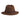 Dorfman Pacific - Fur Felt Indiana Jones Fedora Hat in Brown - Back