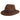 Dorfman Pacific - Fur Felt Indiana Jones Fedora Hat in Brown - Full View