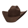 Bullhide Hats by Montecarlo - 4X "Kingman" Wool Felt Brown Cowboy Hat