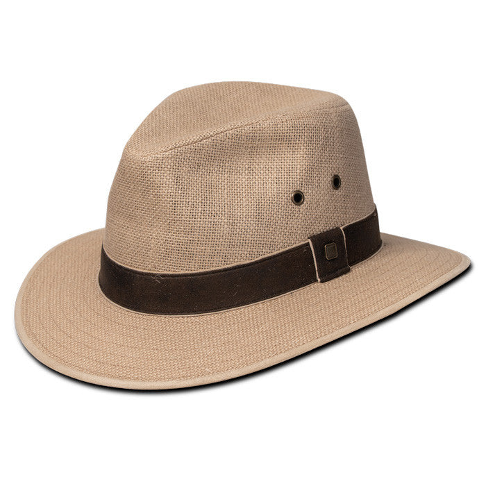 Kooringal, Edward Drover Cotton Linen Safari Hat