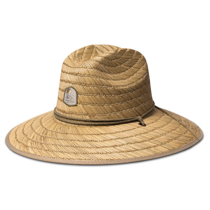 Kooringal - Hastings Surf Straw Lifeguard Hat (Natural)
