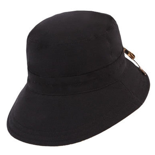 Kooringal - Ladies Reversible Golf Hat in Black
