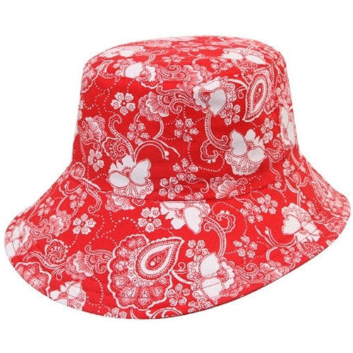Kooringal - Ladies Reversible Golf Hat in Red - Reverse