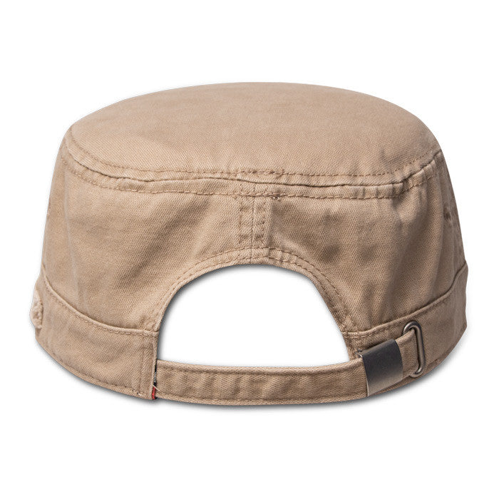 Kooringal - Ladies Plain Mao Cap (Latte) - Back, Hat Adjuster