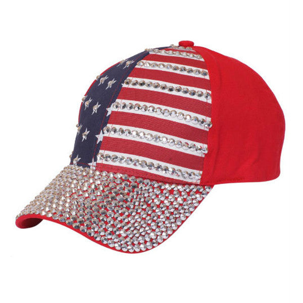 Something Special - Red American Flag Jewel Cap