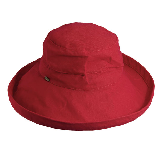 Clearance Scala Scala Cotton Sun Hat Scala Cotton Canvas Upbrim