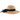Scala - Big Brim Raffia Hat with Linen Band - Side