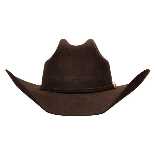 Bullhide Hats by Montecarlo - 8X "Legacy" Wool Felt Brown Cowboy Hat (Profile Front)