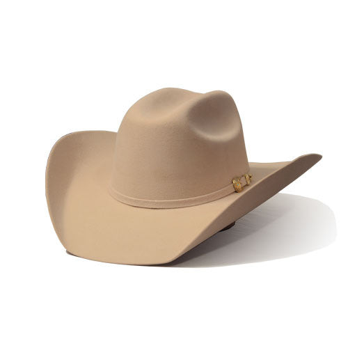 Bullhide Hats by Montecarlo - 8X "Legacy" Wool Felt Beige Cowboy Hat (Profile)