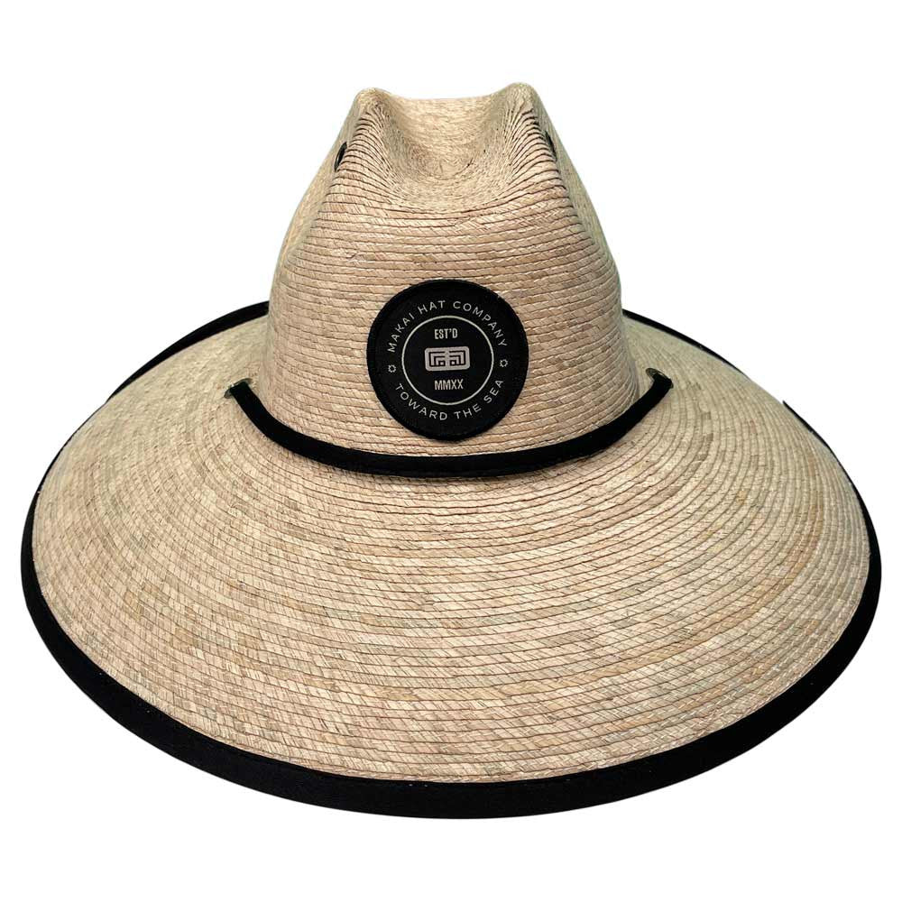 Makai - Slate Straw Lifeguard Hat - Front
