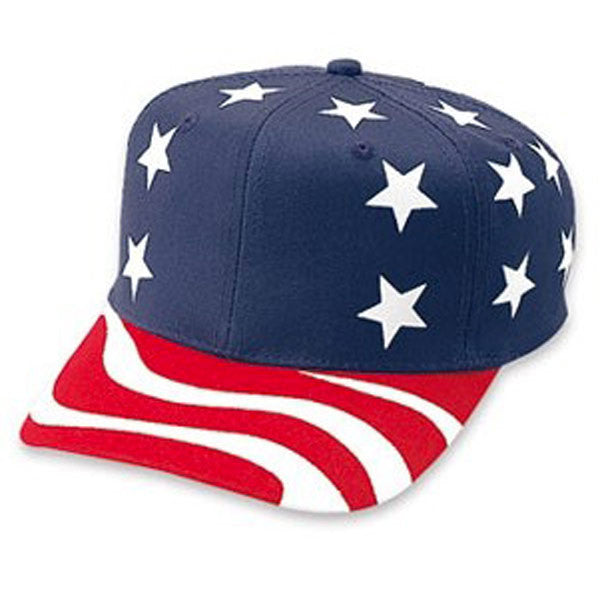 Otto Cap - US American Flag Snapback Hat Main