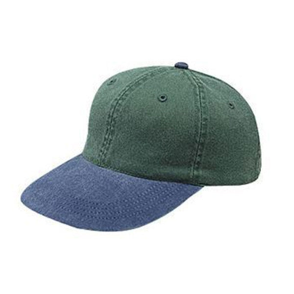 Otto Cap Kids Two Tone Garment Wash Cap in Navy - Full View