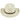 Scala - Outback Panama Hat w/ Leather Trim - Back