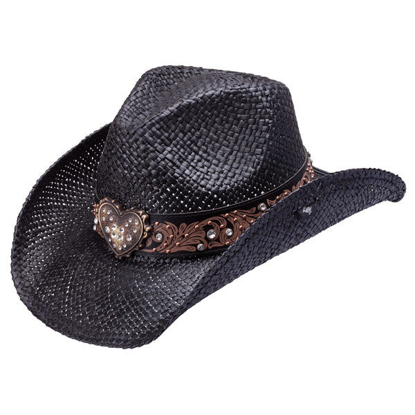 Peter Grimm - Flint Black Heart Drifter Cowboy Hat