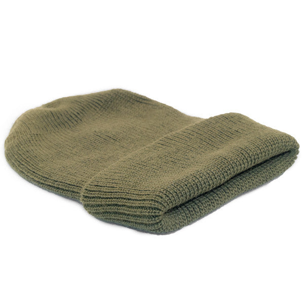 Rothco - Acrylic Military Watch Cap in Olive -  Close-Up
