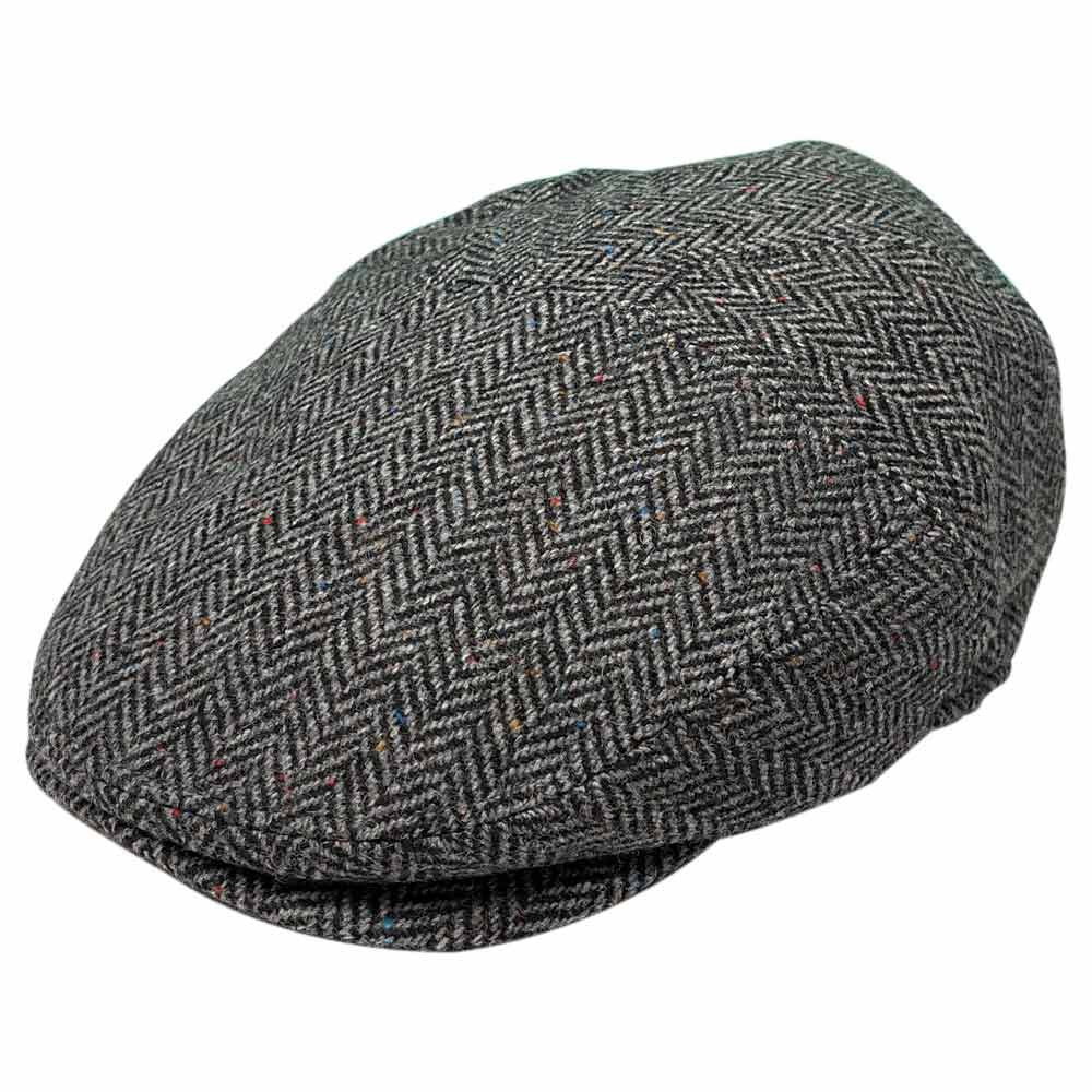 Saint Martin | Wool Herringbone Flat Cap | Hats Unlimited