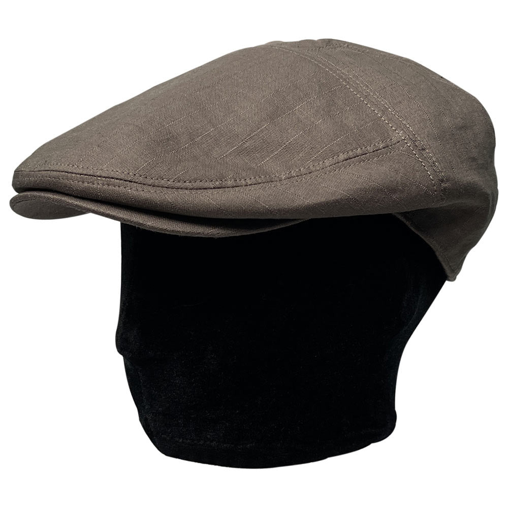 Cap St. Martin Saint Martin | Linen Pinstripe Driver Cap | Hats Unlimited