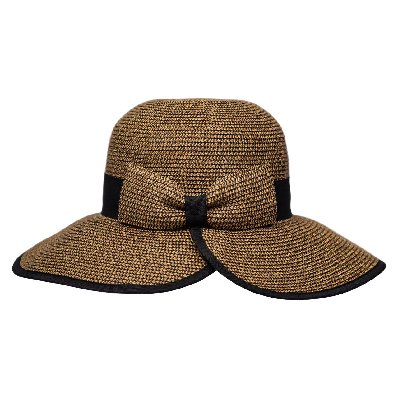 Saint Martin - Split Brim Resort Hat (Profile) Brown Back