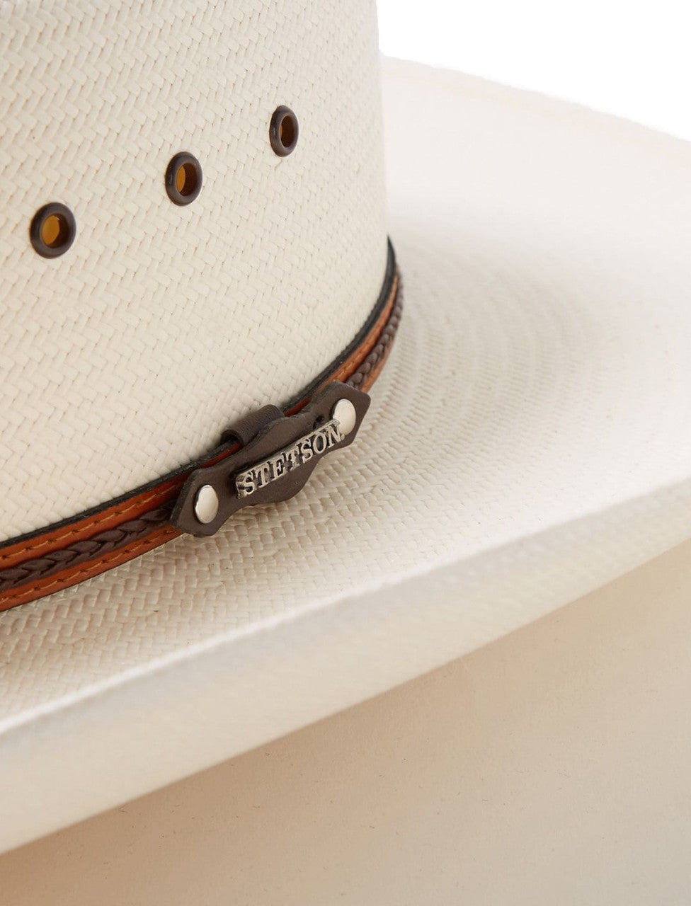 Stetson - Alamo 8X Straw Cowboy Hat (Hat Band)
