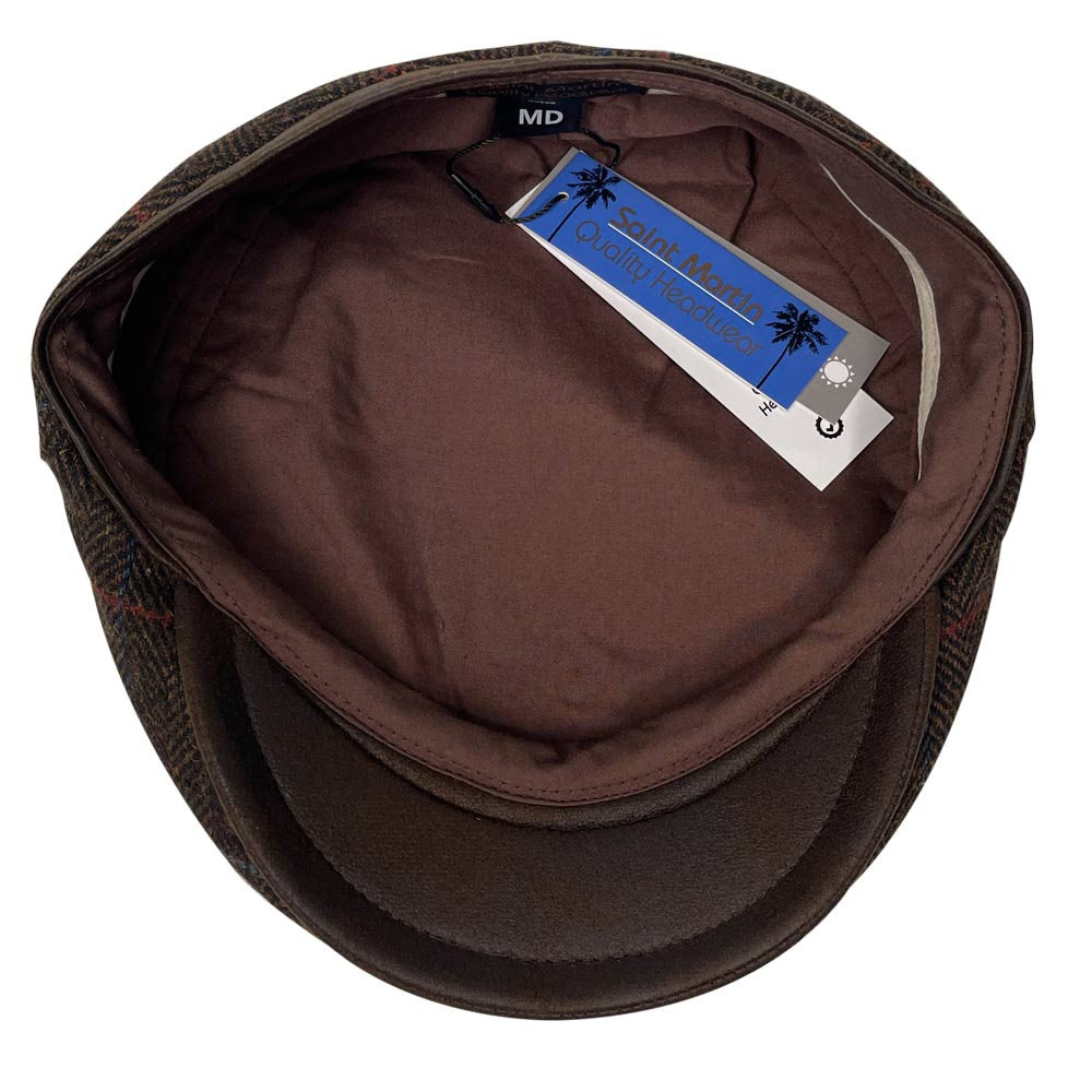 Cap St. Martin Saint Martin – Brown Plaid Ivy Cap – Hats Unlimited