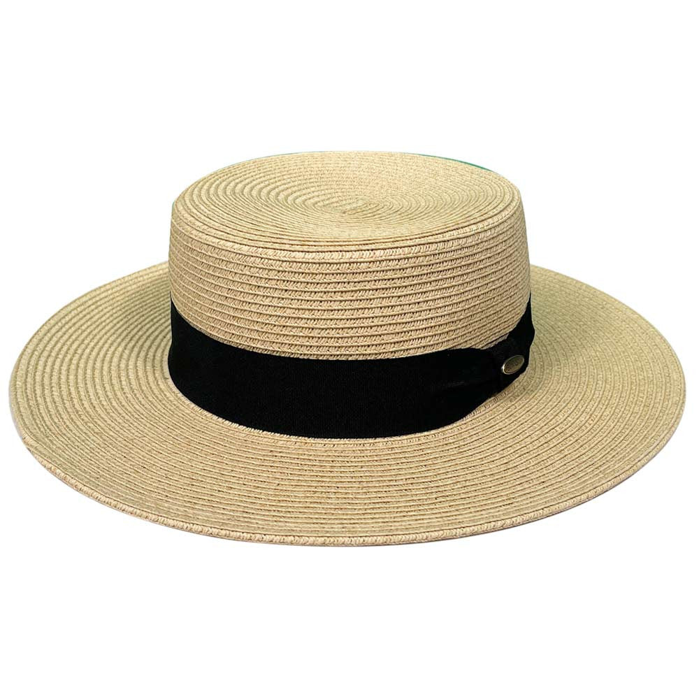 Saint Martin - Paper Braid Boater Hat - Style