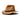 Saint Martin - Distressed Leather Fedora -Tan (Profile)