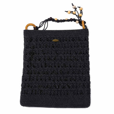 Saint Martin Paper Braid Handbag Black