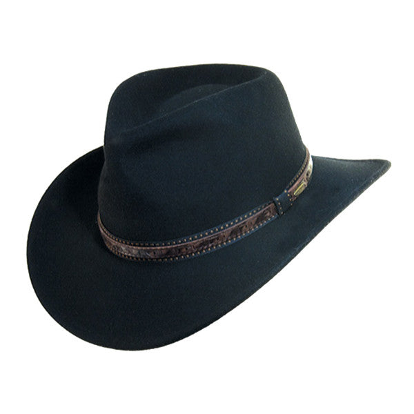 Scala - Outdoor Wide Brim Hat in Black