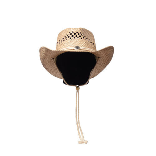 Dorfman-Pacific - Seagrass Cowboy Hat - front Model