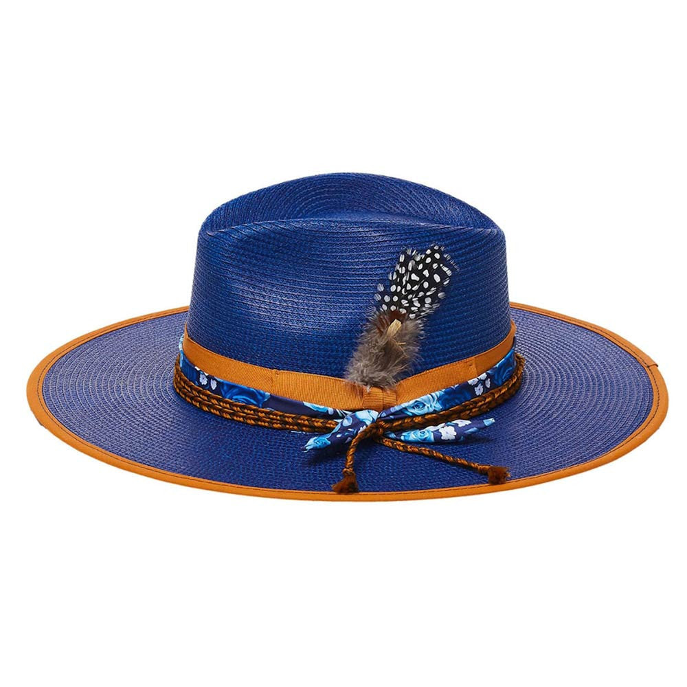 Stampede Hats | “Aquamarine” Bohemian Handmade Hat | Hats Unlimited