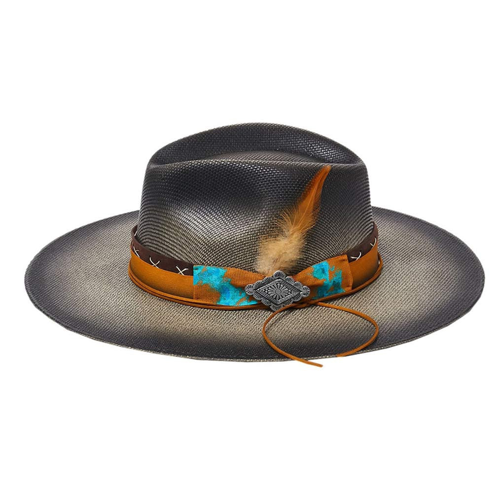 Stampede Hats - Robin Bohemian Handmade Hat with Western Details - Side