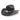Stampede Hats - Lone Star Black Felt Western Hat with Brown Embossed Trim -  Main