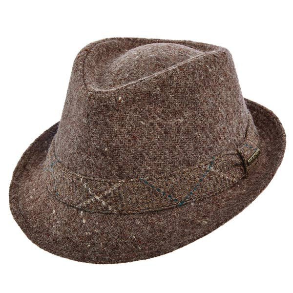 Stetson - Authentic Italian Wool Fedora in Brown - Full
