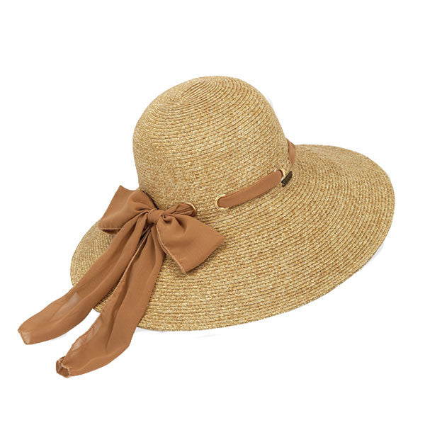 Sun 'N' Sand - Jossie Chiffon Sun Hat - Natural