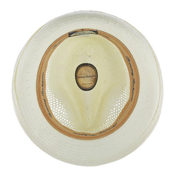 Tommy Bahama - Tropical Dress Fedora Hat in Ivory- Bottom View