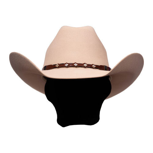 Bullhide Hats by Montecarlo - 8X "True West" Wool Felt Tan Cowboy Hat (Model Front)