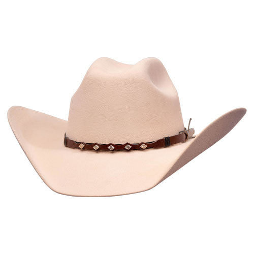 Bullhide Hats by Montecarlo - 8X "True West" Wool Felt Tan Cowboy Hat (Profile)