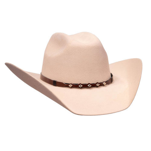 Bullhide Hats by Montecarlo - 8X "True West" Wool Felt Tan Cowboy Hat (Profile Right)