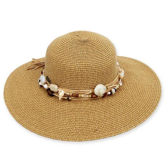 Sun 'N' Sand - Toast Palmetto Sun Hat