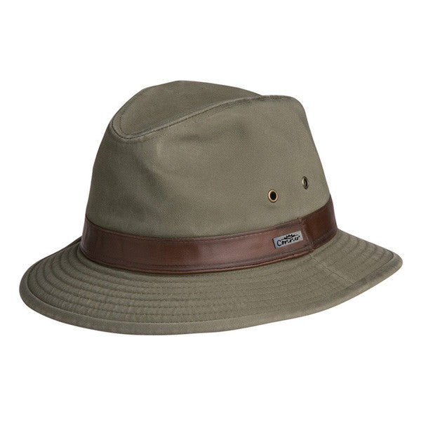 Conner - Larimer Men's Cotton Safari Hat Olive