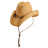 Scala - Raffia Western Cowboy Hat